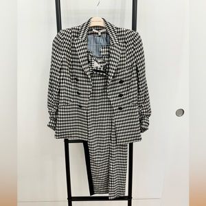 Veronica Beard gingham suit size 2